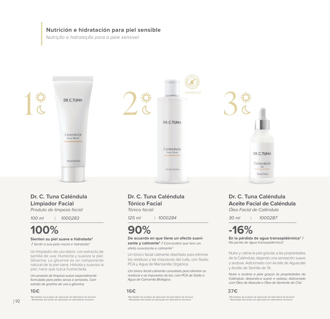 Colección Caléndula – Rutina Hidratante para Piel Seca y Sensible