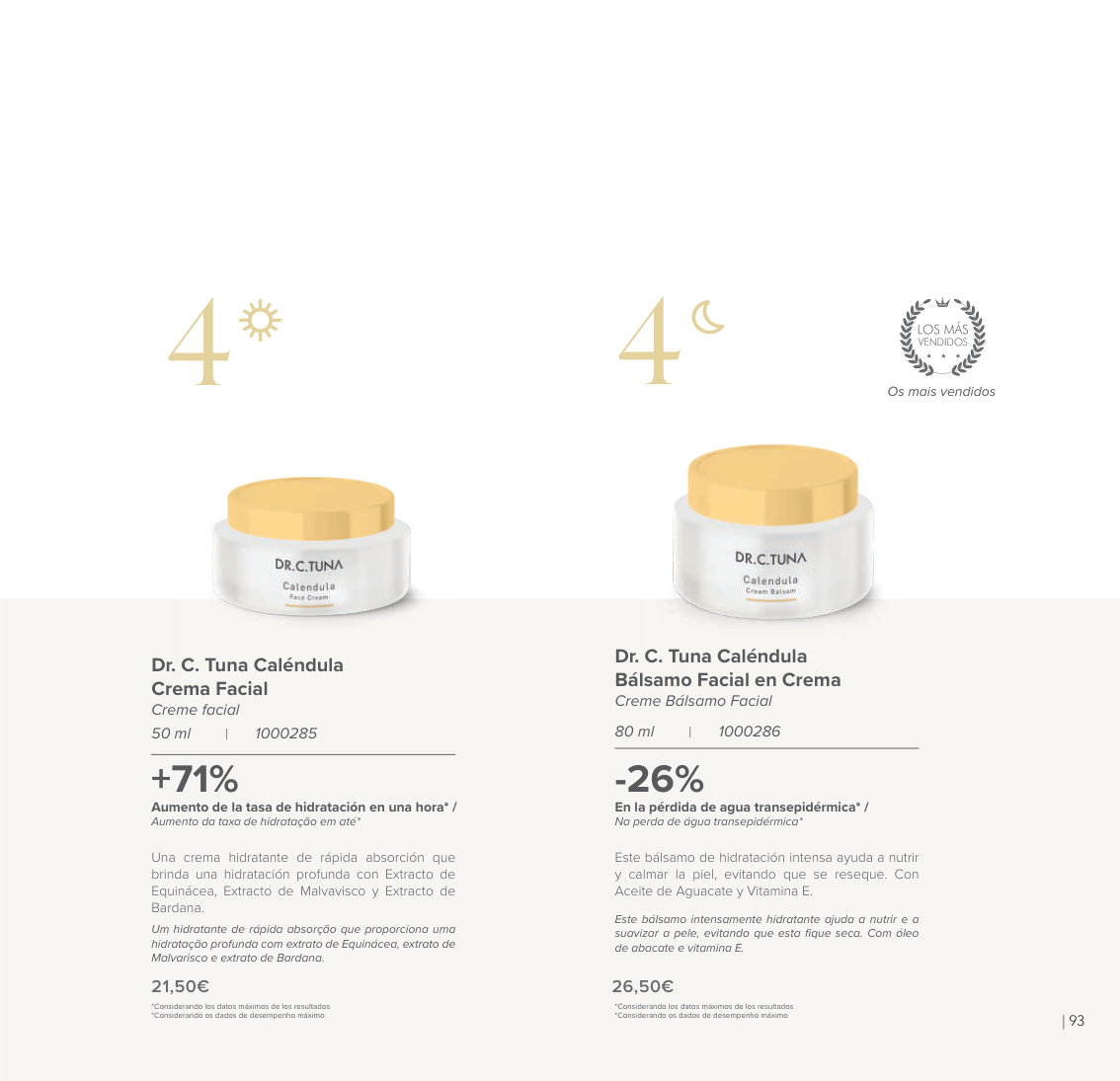 Colección Caléndula – Rutina Hidratante para Piel Seca y Sensible