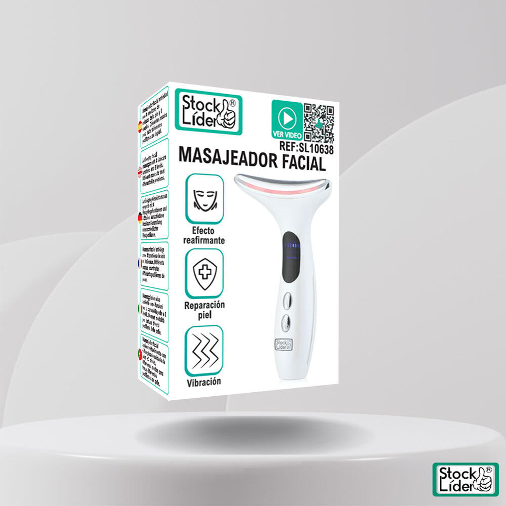 ✨ Masajeador Facial StockLíder – Terapia de Luz y Reafirmante