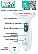 ✨ Masajeador Facial StockLíder – Terapia de Luz y Reafirmante