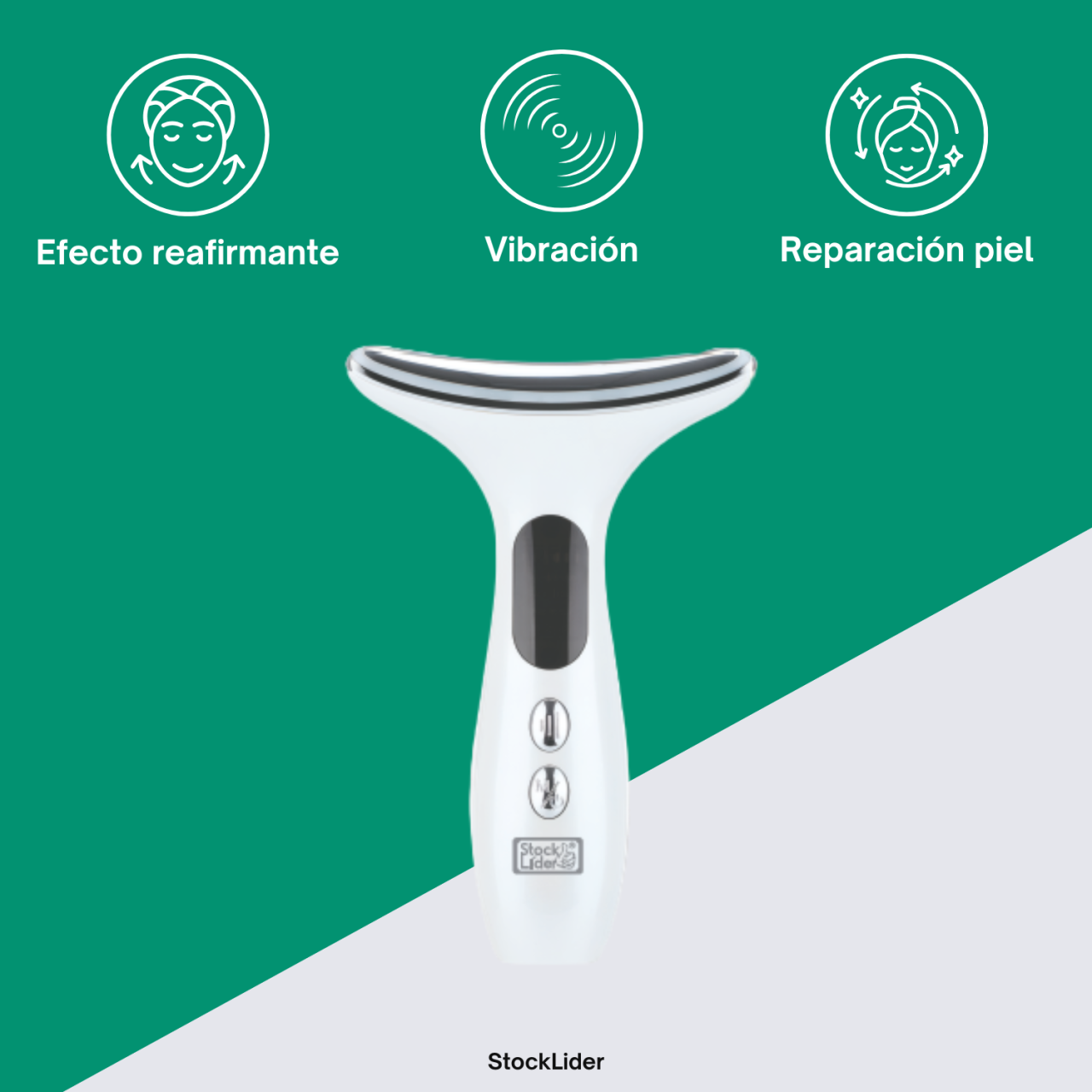 ✨ Masajeador Facial StockLíder – Terapia de Luz y Reafirmante